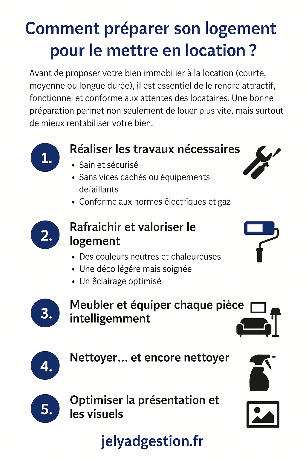 comment preparer son bien pour le mettre en location meublee