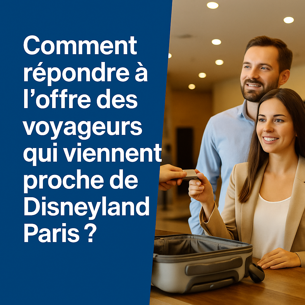 comment repondre offre voyageurs pres disneyland paris